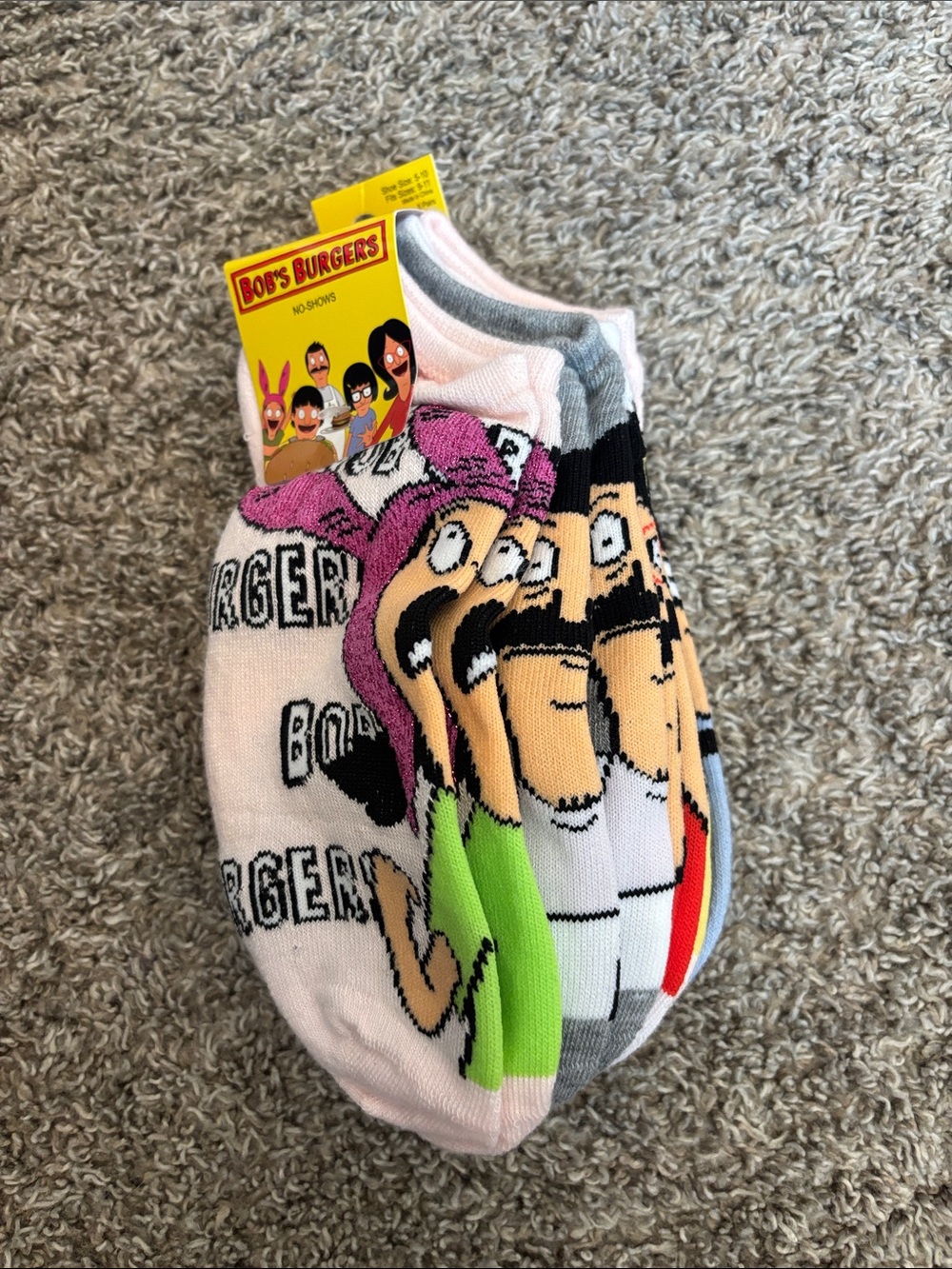 Men's No-Show Socks - Multi Color